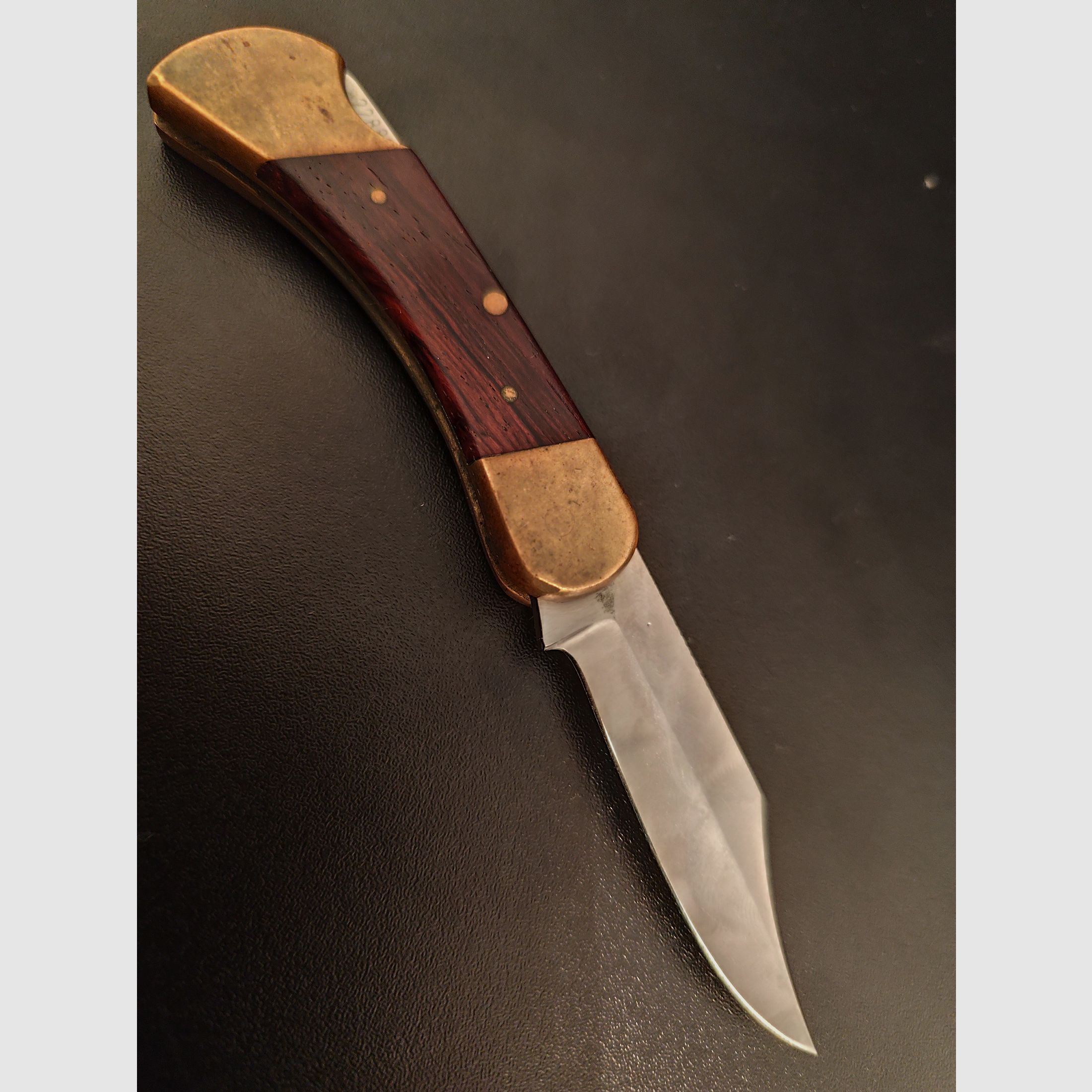 Vecchio coltello Lockback Puma Gentleman Germania acciaio inossidabile 220 955 22881 annata 1988