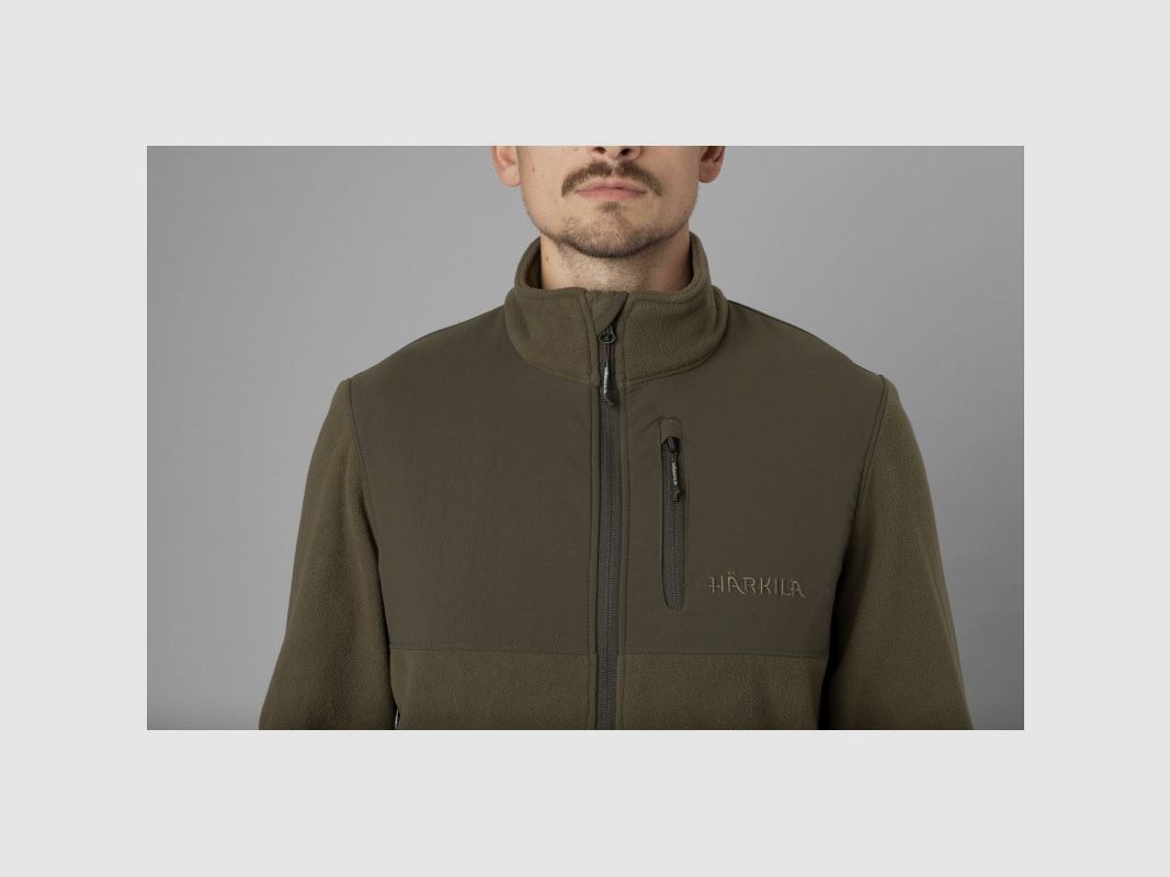 HÄRKILA FJELL FLEECEJACKE LIGHT WILLOW GREEN, Bild 3 von 4