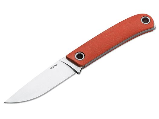 Manly Patriot D2 Orange Outdoor-Messer mit Kydexscheide