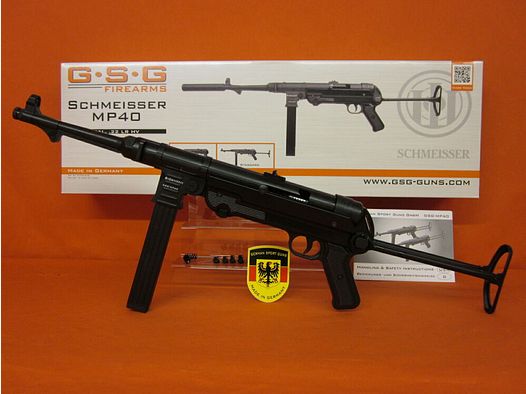 GSG German Sport Guns Ha.Büchse .22lr German Sport Guns Schmeisser GSG-MP40, 253mm Lauf/ Klapp-Schulterstütze(.22lfB/L.R.)