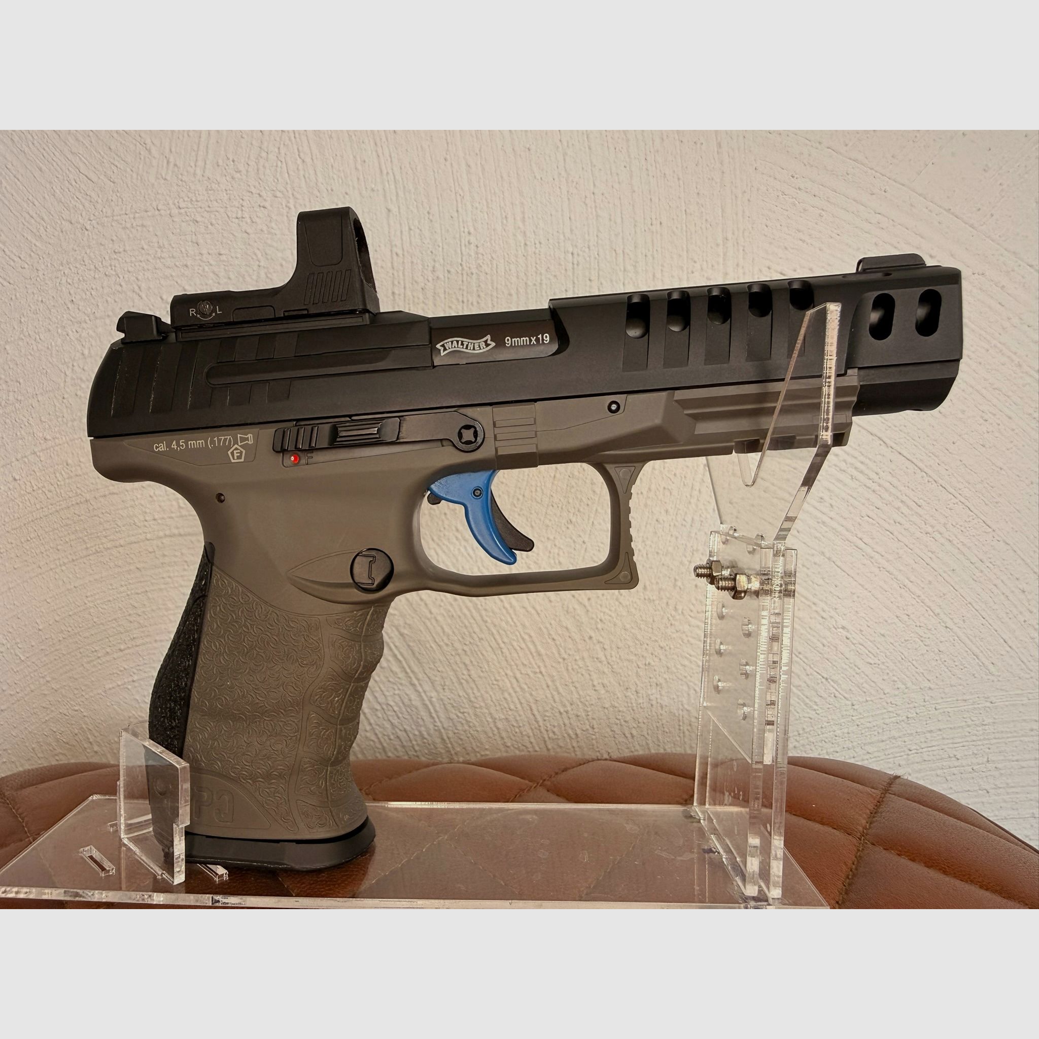 Walther CO2-pistola Walther Q5 Match 5" Combo Set