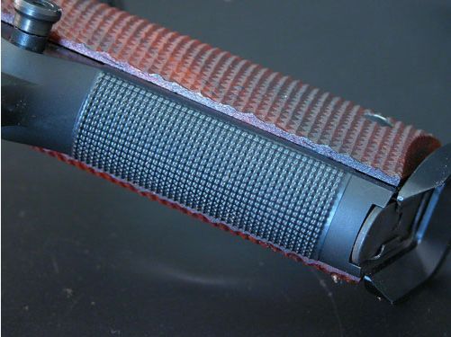 Wilson Combat Front-Checkeringblech CZARNY do pistoletów 1911 i ich klonów