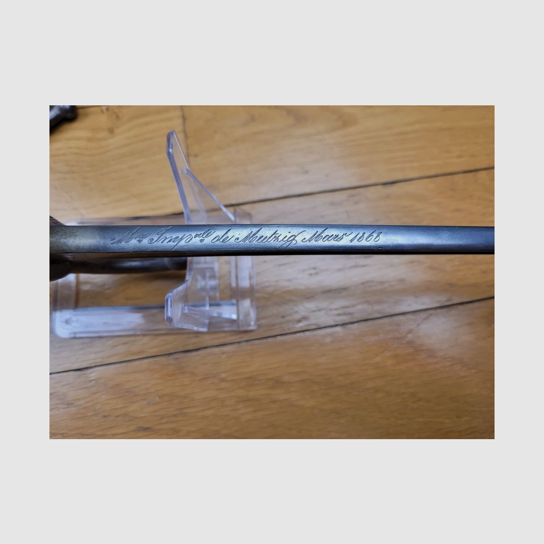 Sehr schöne Chassepot-Bajonett – Kaiserliche Manufaktur Mützig – März 1868 – mit Nummer – Perfekter Zustand, Bild 1 von 13