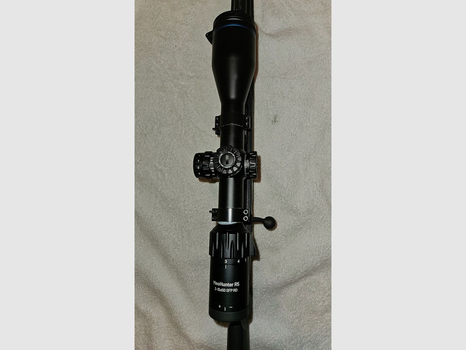 Savage 25 Walking Varminter M15x1 thread .22 Hornet with scope 3-15x50 reticle 4c