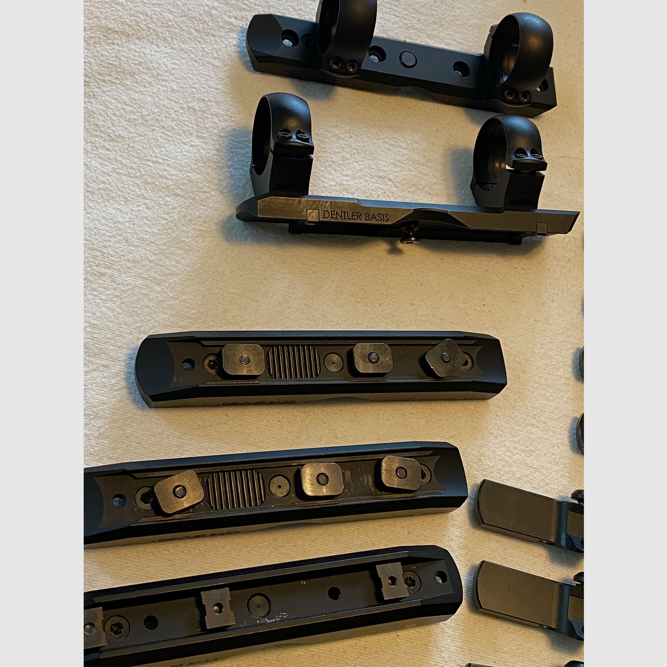 Dentler Montage Grundschiene Montageschiene  Blaser , Zeiss, Blaser R 8, Klemm, Prisma, Montage, etc.