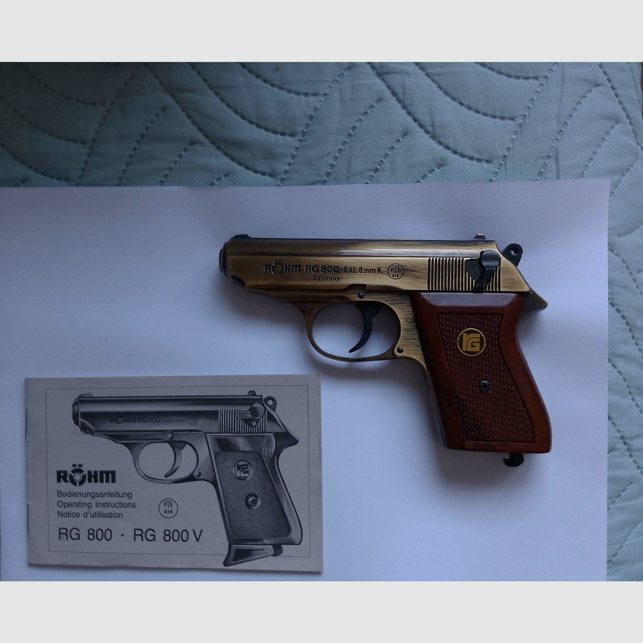 Röhm RG800 Altmessing 8mmK PTB-414