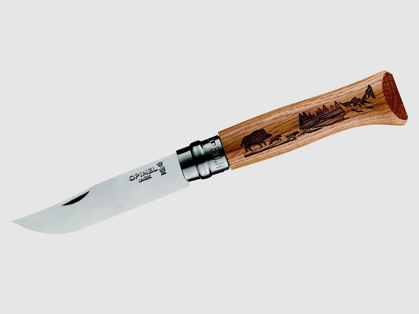 Opinel Opinel-Messer Animalia Boar rostfrei