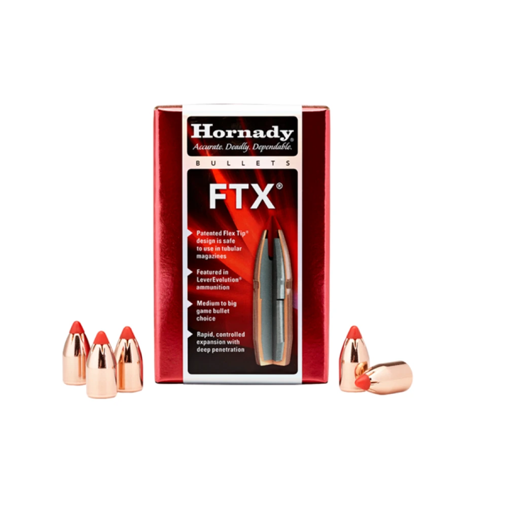 BALA HORNADY 30 CAL .308 135 GR FTX (100)