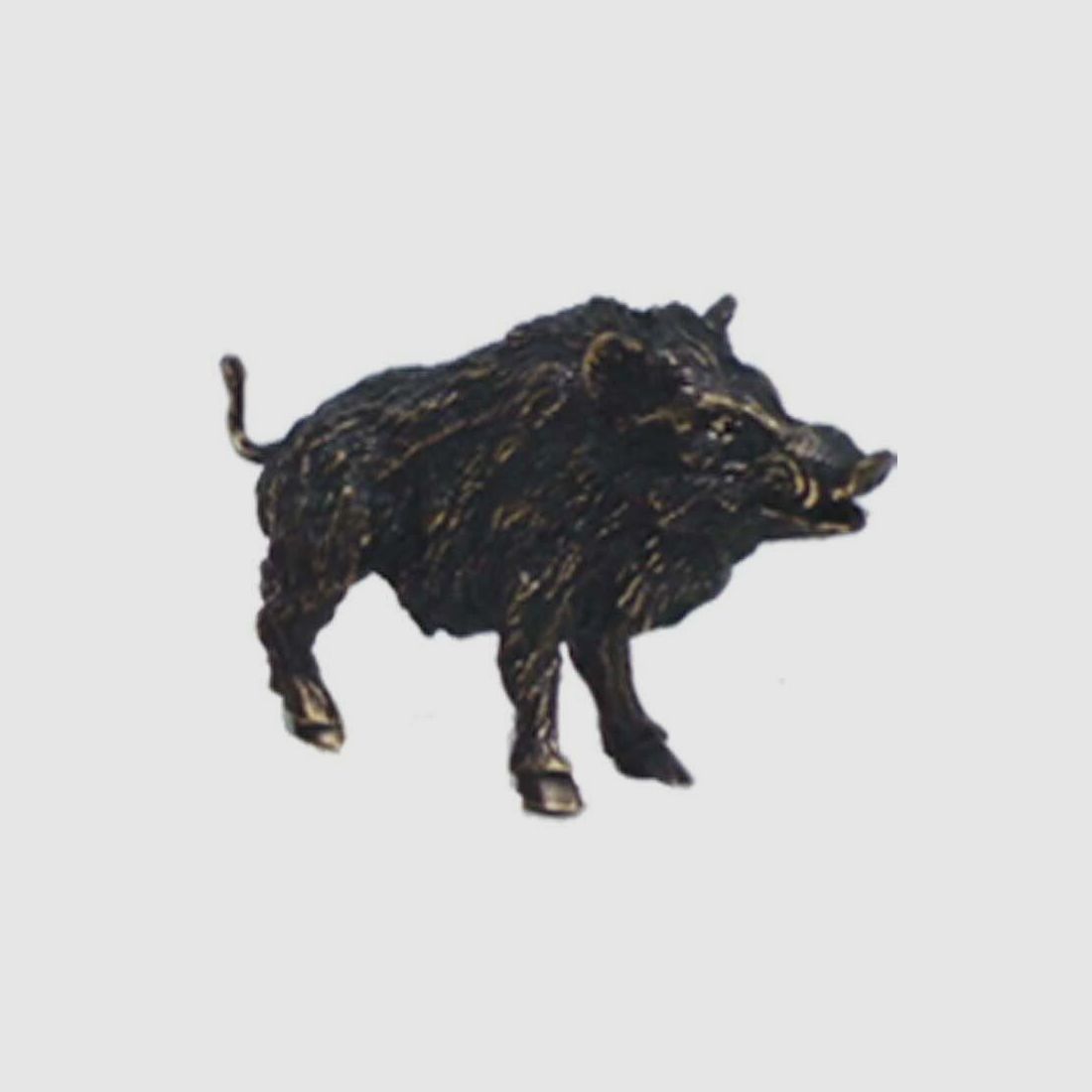 Lovergreen accessories motif bronze patinated boar (tin) E