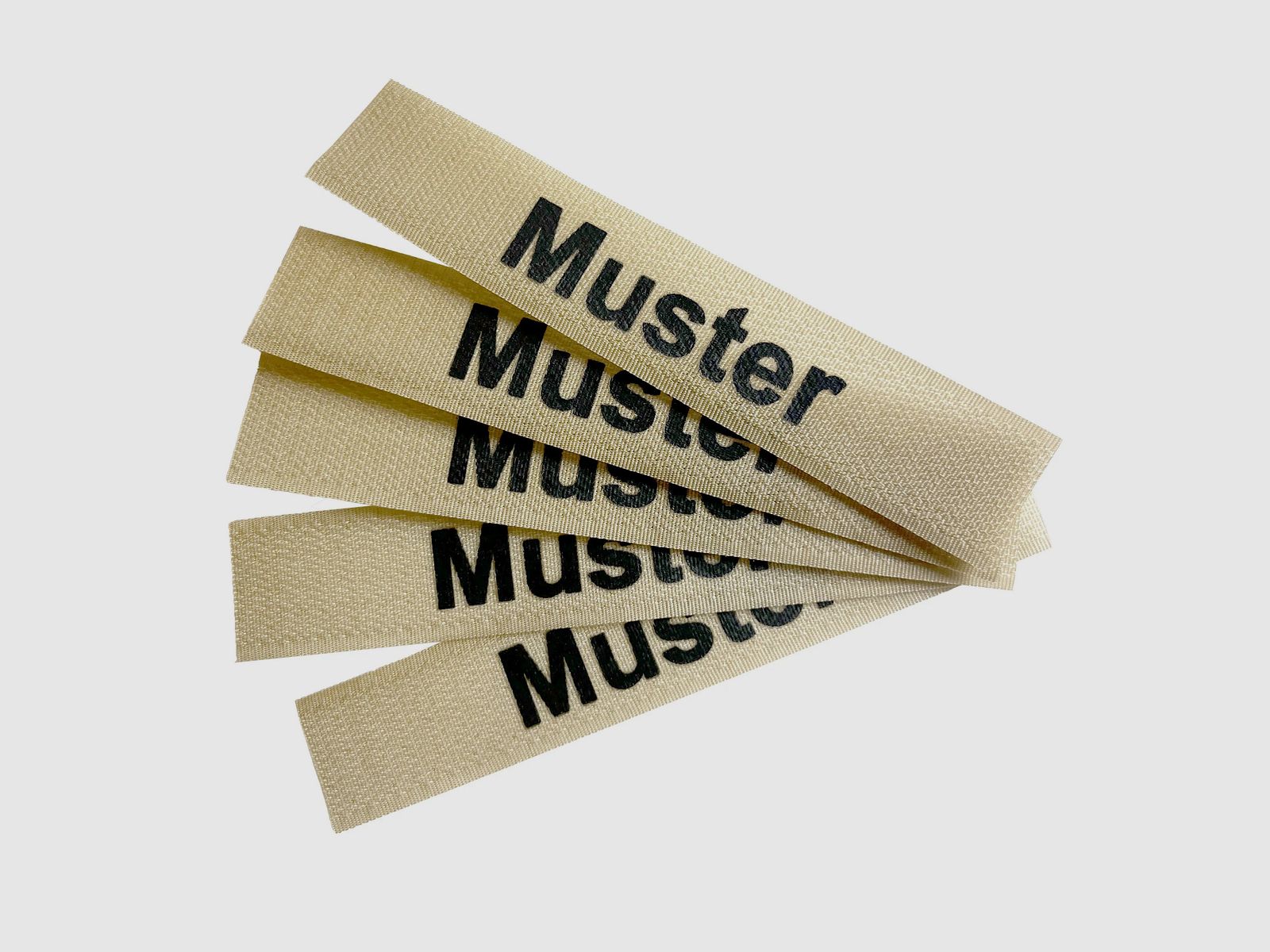 ASMC Namensbänder 5er Set Khaki