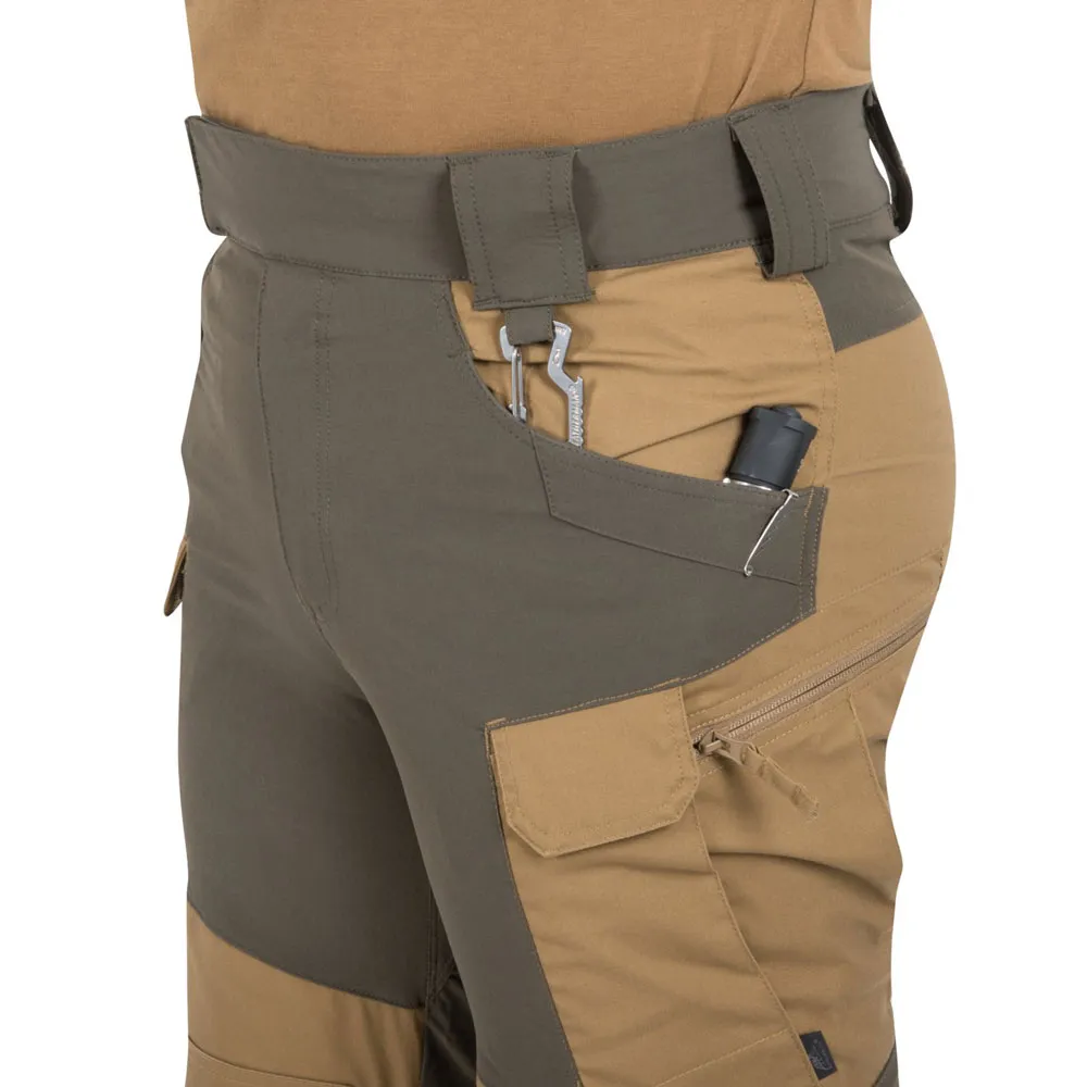 Helikon-Tex – Pantalon tactique pour terrain difficile HYBRID OUTBACK PANTS® – DuraCanvas® couleur Cloud Grey / Noir, image 2 sur 6