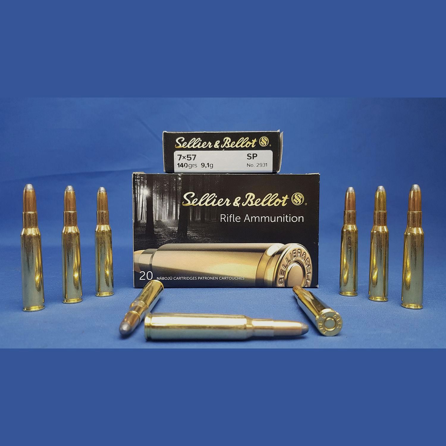 Sellier&Bellot 7×57 Teilmantel 140grs. 9,1g