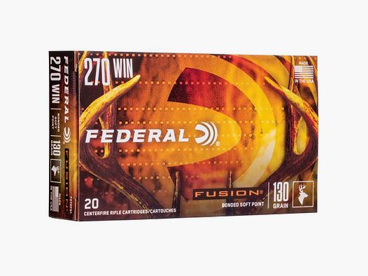 .270 Win. Fusion Int. 8,4g/130grs. Munitions Federal