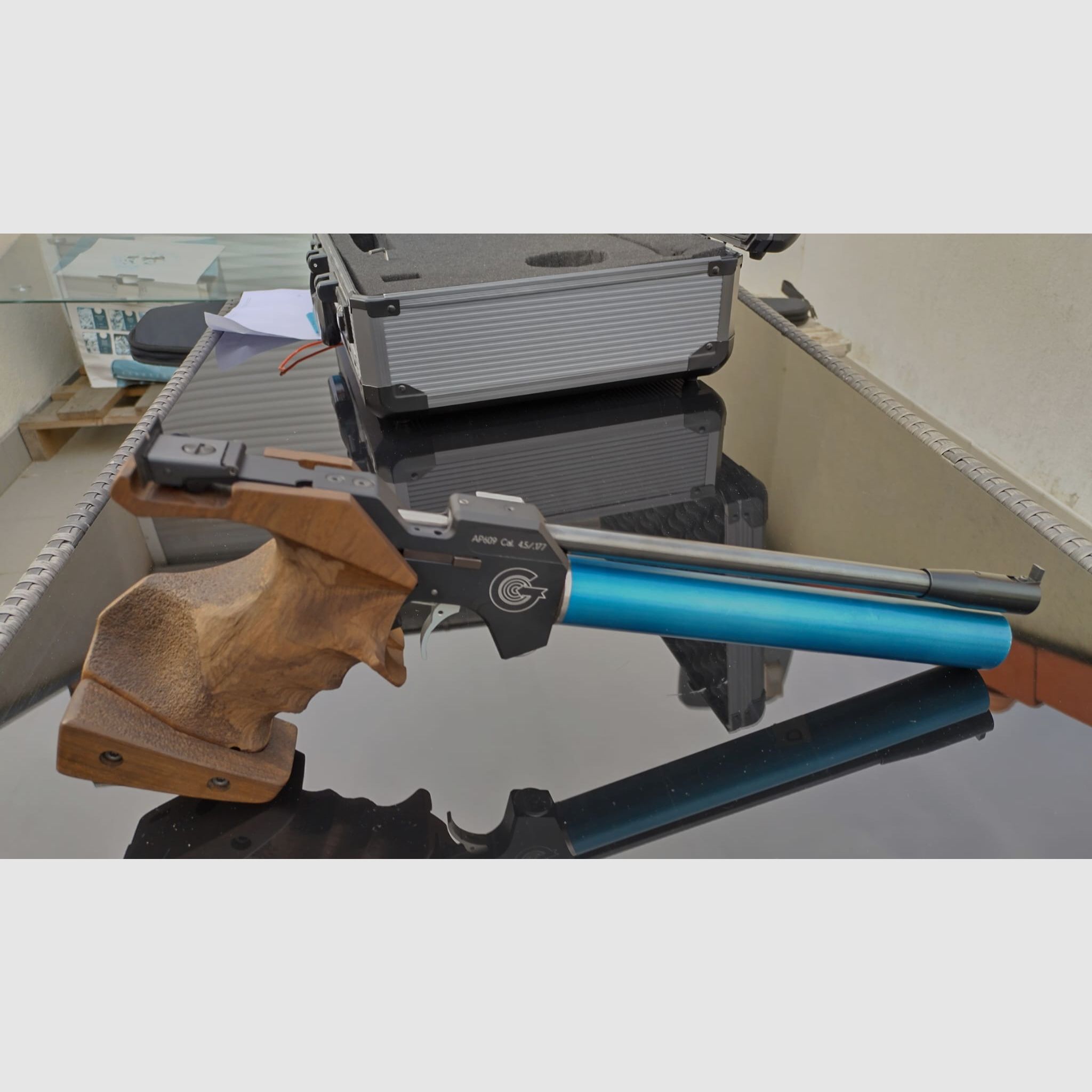 Gehmann AP 609 Match Luftpistole mit Koffer
