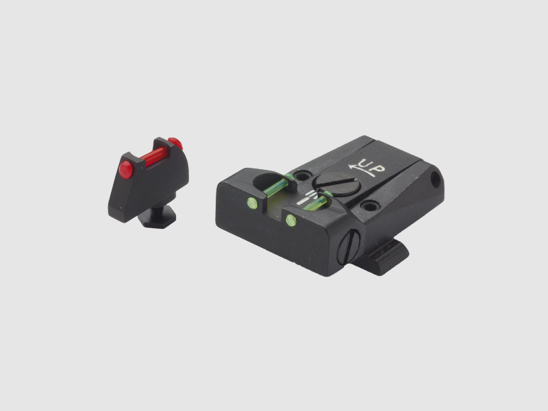 Kit di mire LPA Fiber-Optic: tacca di mira e mirino Glock 17 / 19 / 20 / 21 / 23 / 25 / 26 / 27 / 29 / 30 / 31 / 32