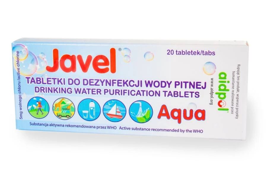 Javel Aqua water purification tablets, 20 pcs., image 2 of 2