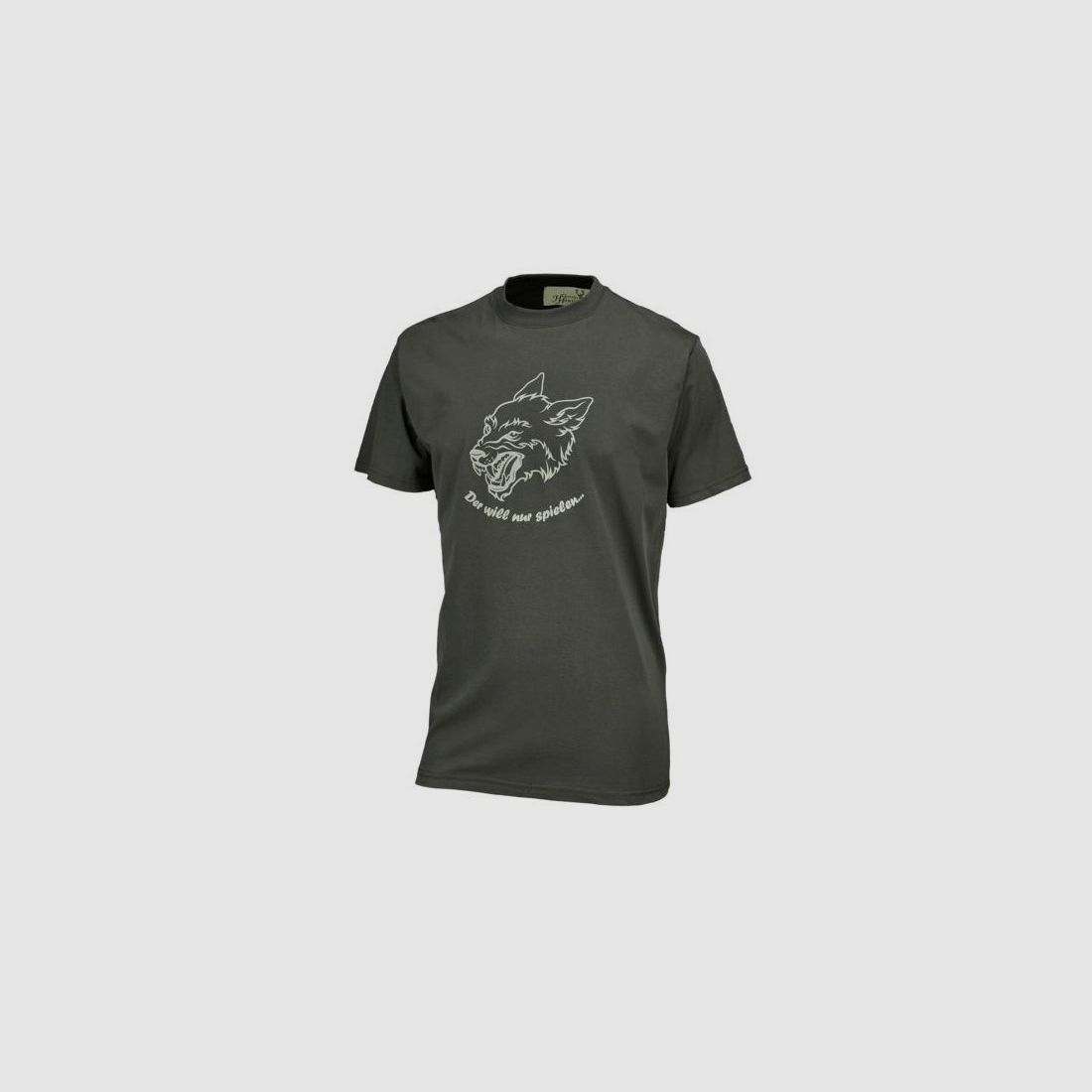 T-Shirt Will nur spielen oliv