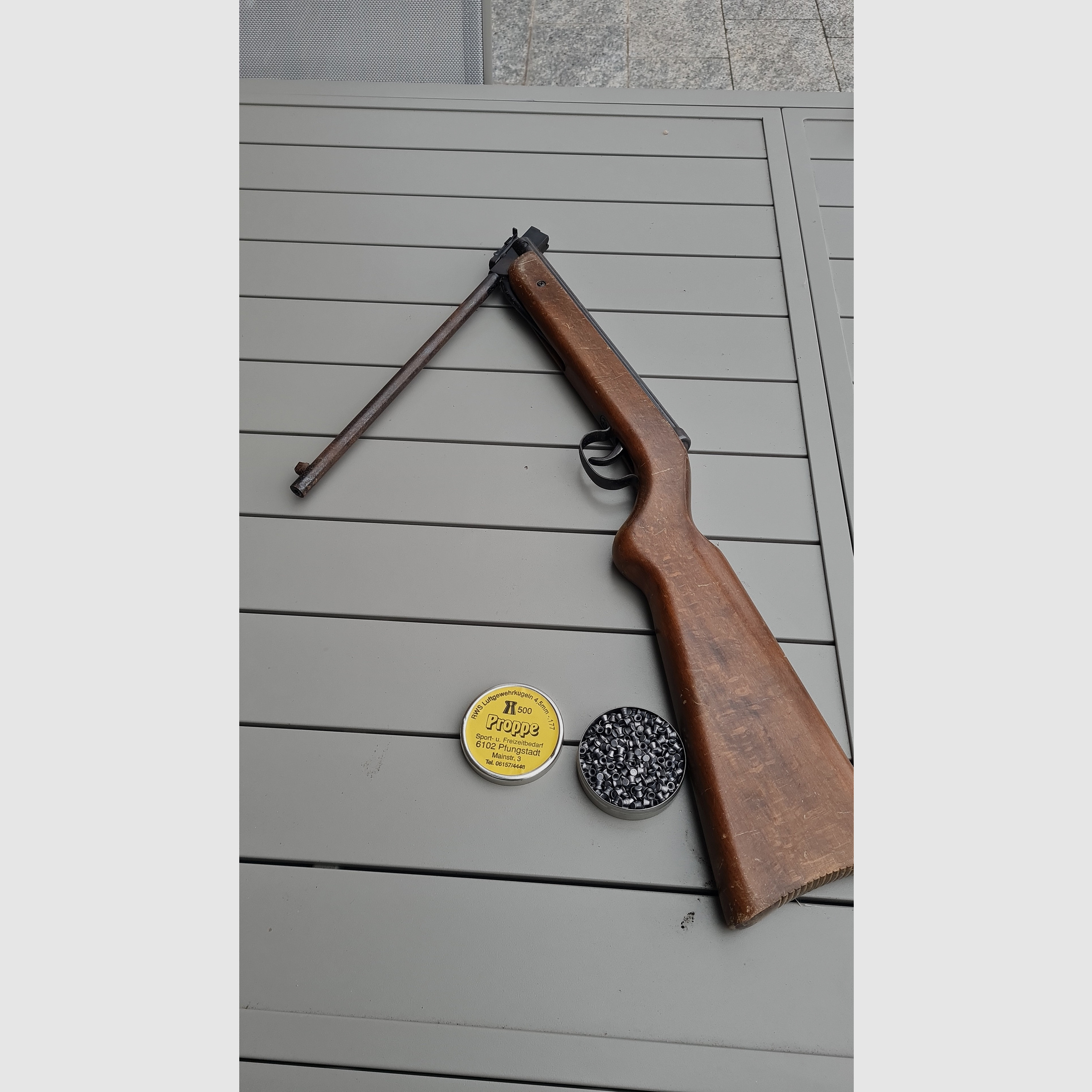 Fucile ad aria compressa pieghevole a colpo singolo Diana Modello 23 -Usato-