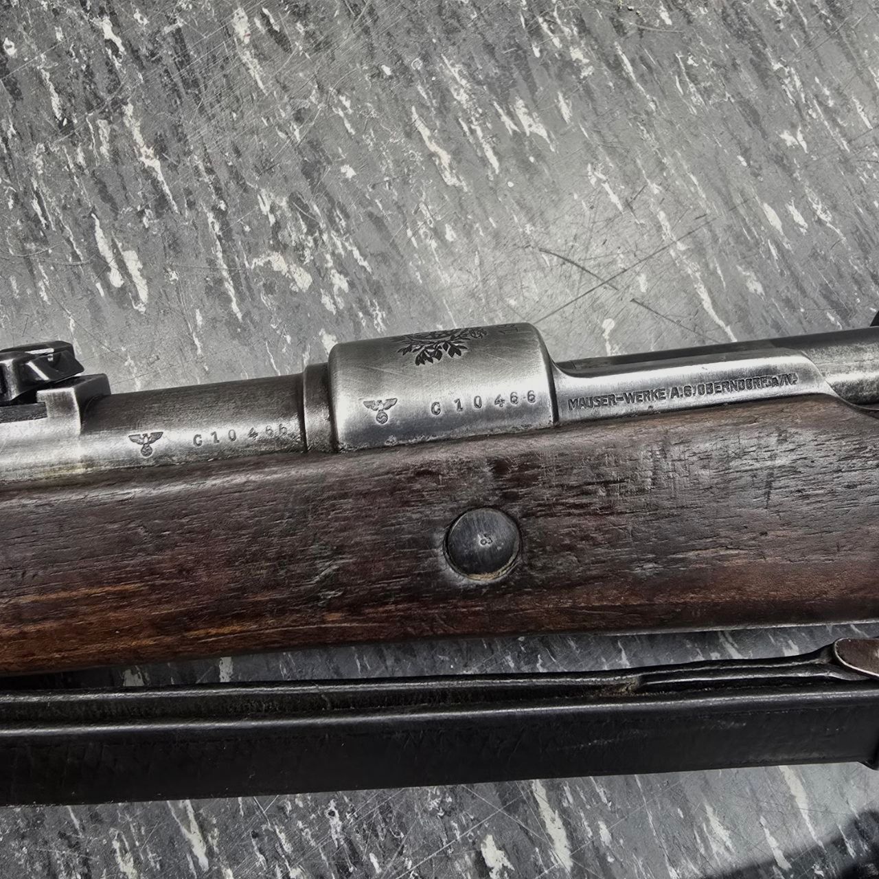 Karabiner 98k – Contrat portugais m/937 (1937) numéro identique avec baïonnette