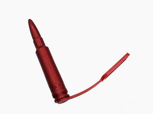 Alu Pufferpatrone mit Sicherheitsfahne - 7,5x55mm Swiss