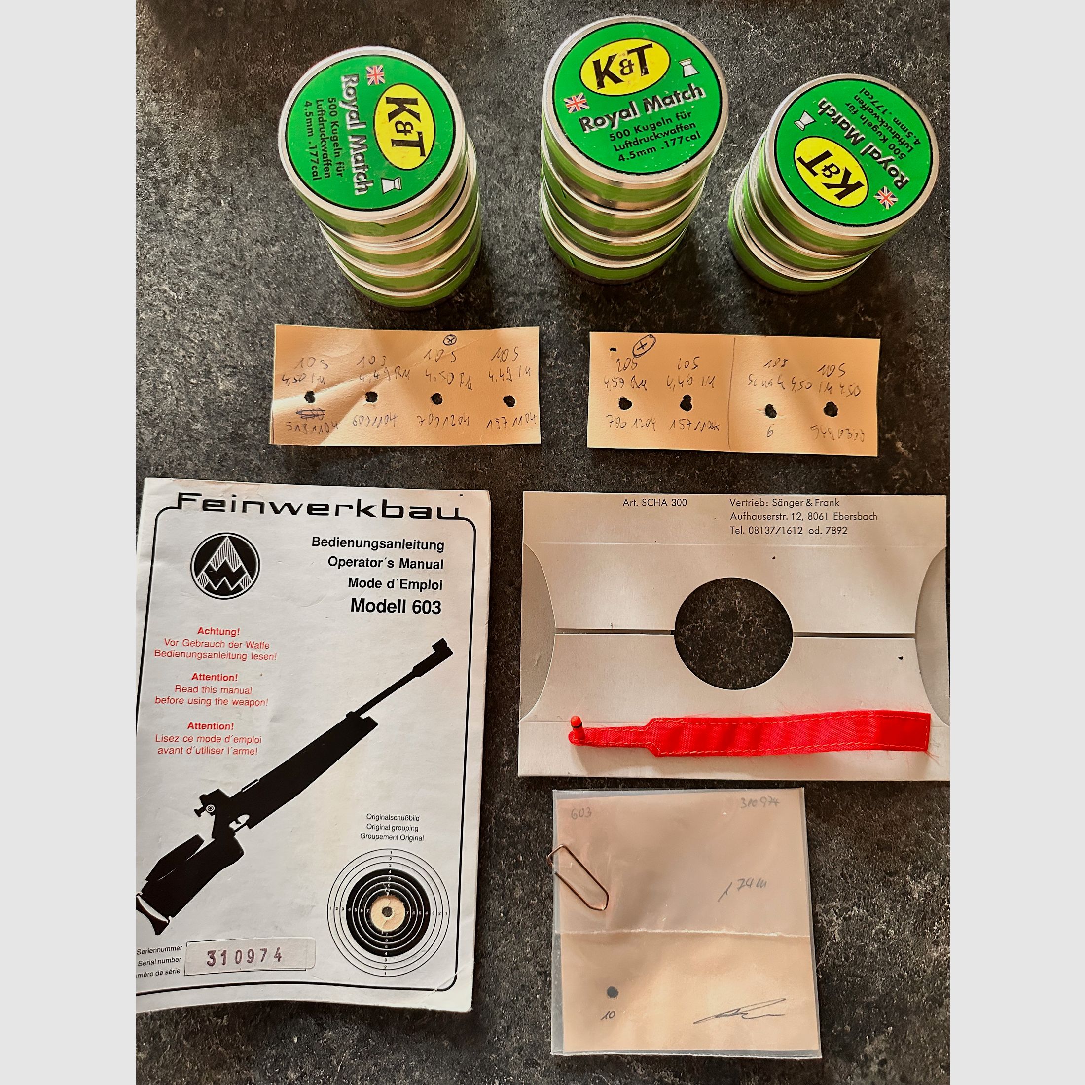 Luftgewehr Feinwerkbau 603