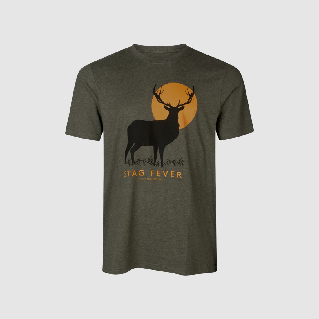 Seeland Herren T-Shirt Stag Fever Pine Green Melange