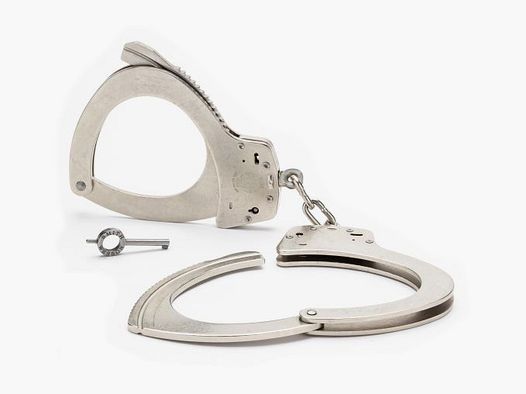 S&W Handcuffs 110 Silver Model 110