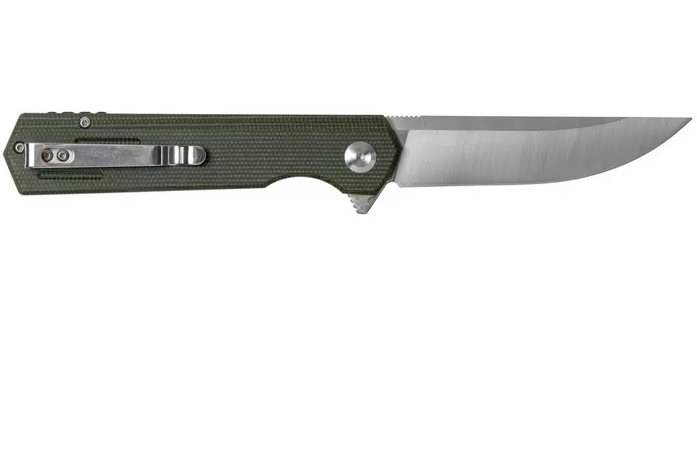Couteau Revolver green Micarta G10, image 2 sur 4