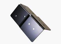 Esquinas adicionales de alta calidad para nuestra esquina de oficina probada, recubierta de acero KTL, juego de 4.