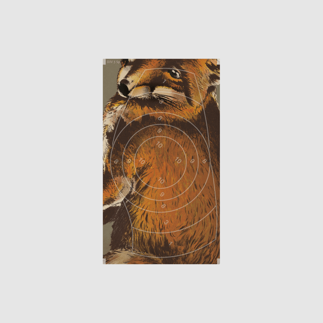 Miroir pour cible sauvage DJV n° 3 (Renard)