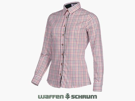 Baleno Bluse Nina Check orange/red/green