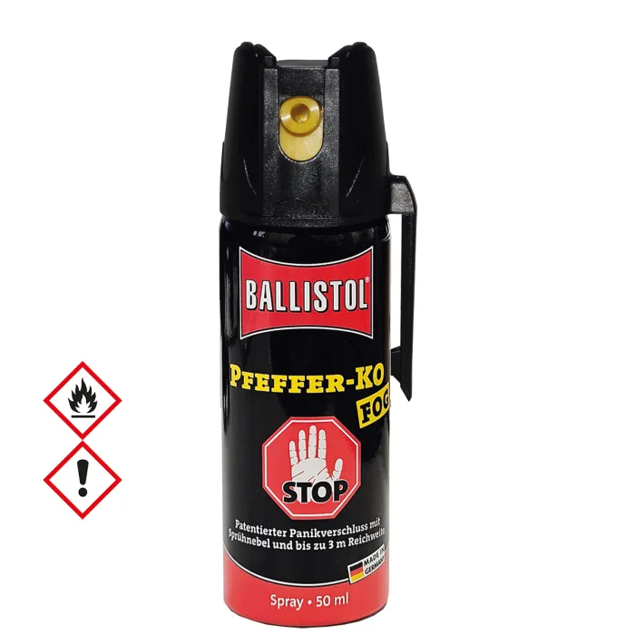 Spray al peperoncino K.O. FOG nebbia spray – 50ml - 11 % OC / 2,5 milioni di Scoville, immagine 1 di 3