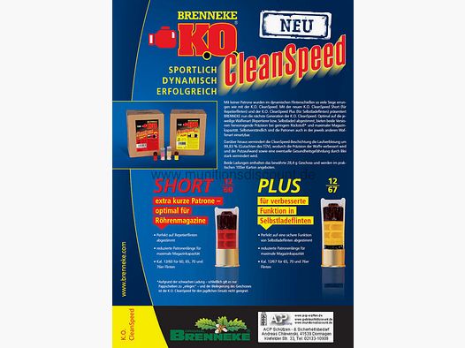 Brenneke K.O. Clean Speed PLUS