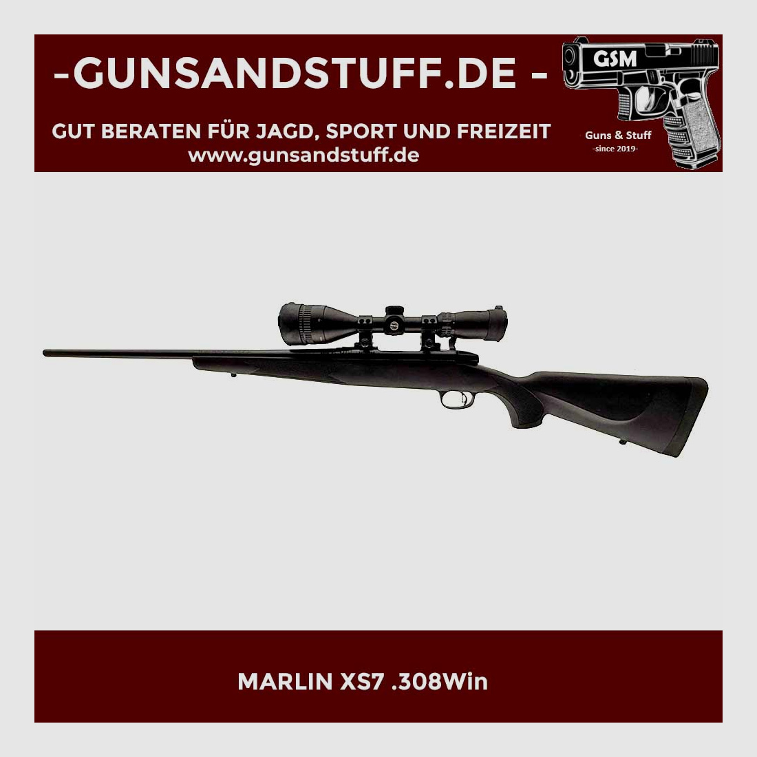 MARLIN XS7 .308 Win + HAWKE ZF 3-9×56