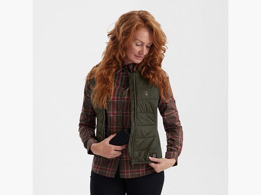 Deerhunter Lady Heat Chaleco Interior Verde Oscuro 48