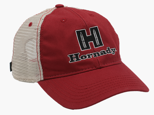 Cappello Hornady Shield Bianco Rosso Mesh