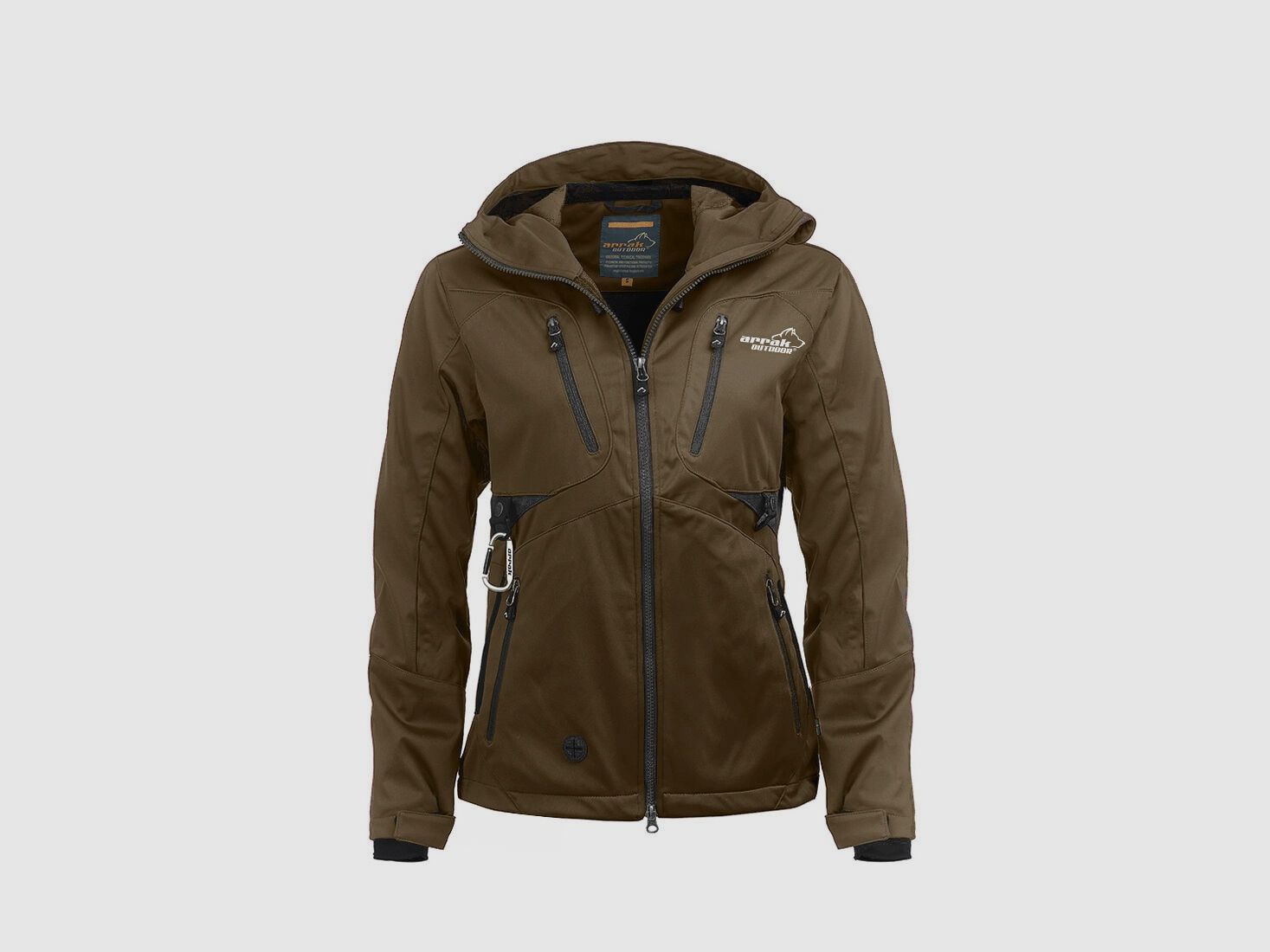 Arrak Akka Softshell Giacca Donna Marrone L