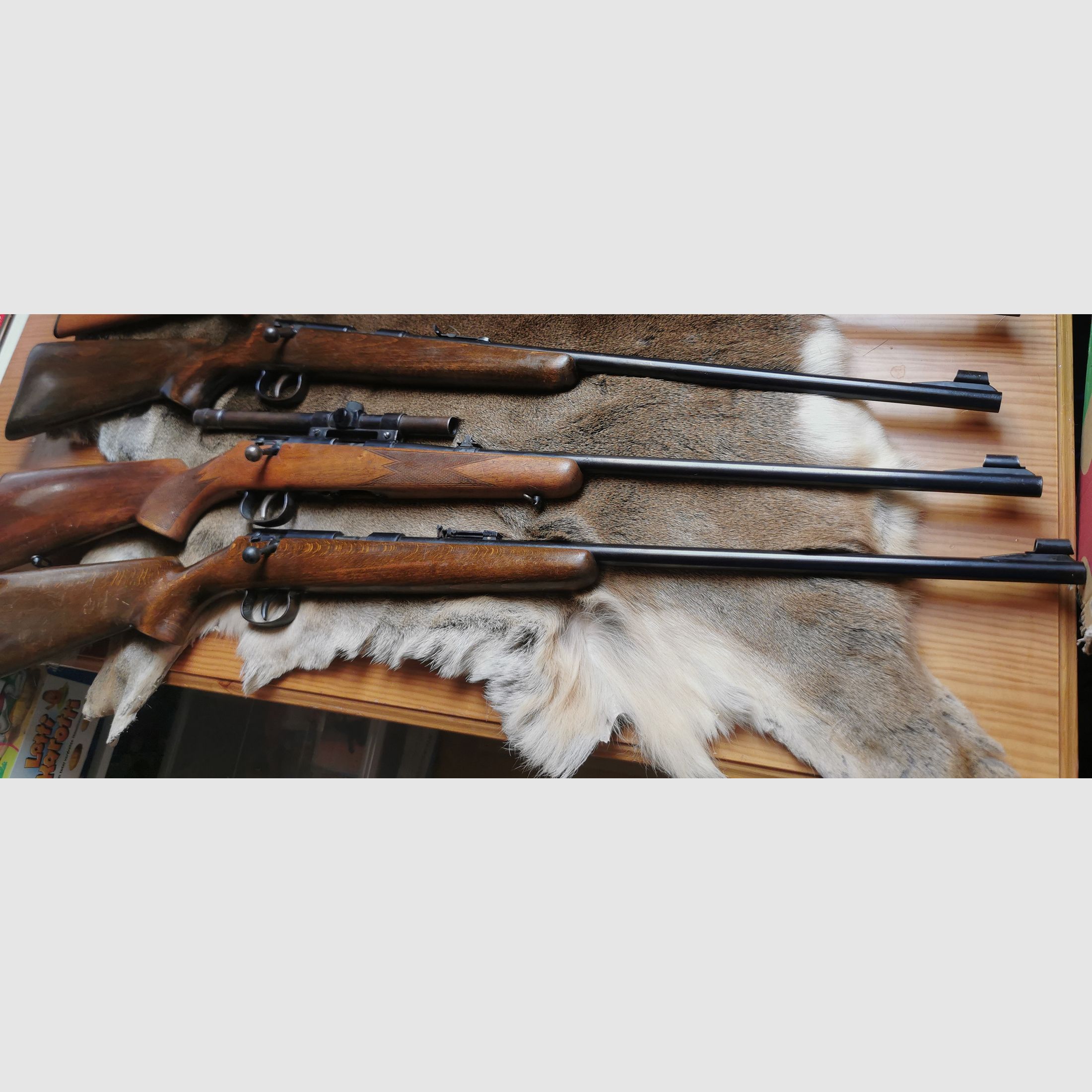 4 x Repetidor Anschütz 22 l.r.