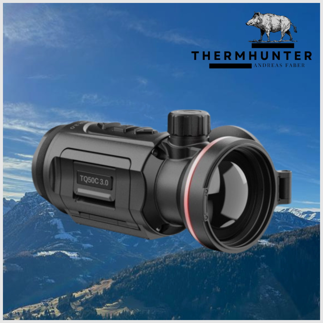Hikmicro Clip-On Thunder TQ50C 3.0 Komplettset mit Adapter -NEU-, Bild 2 von 5
