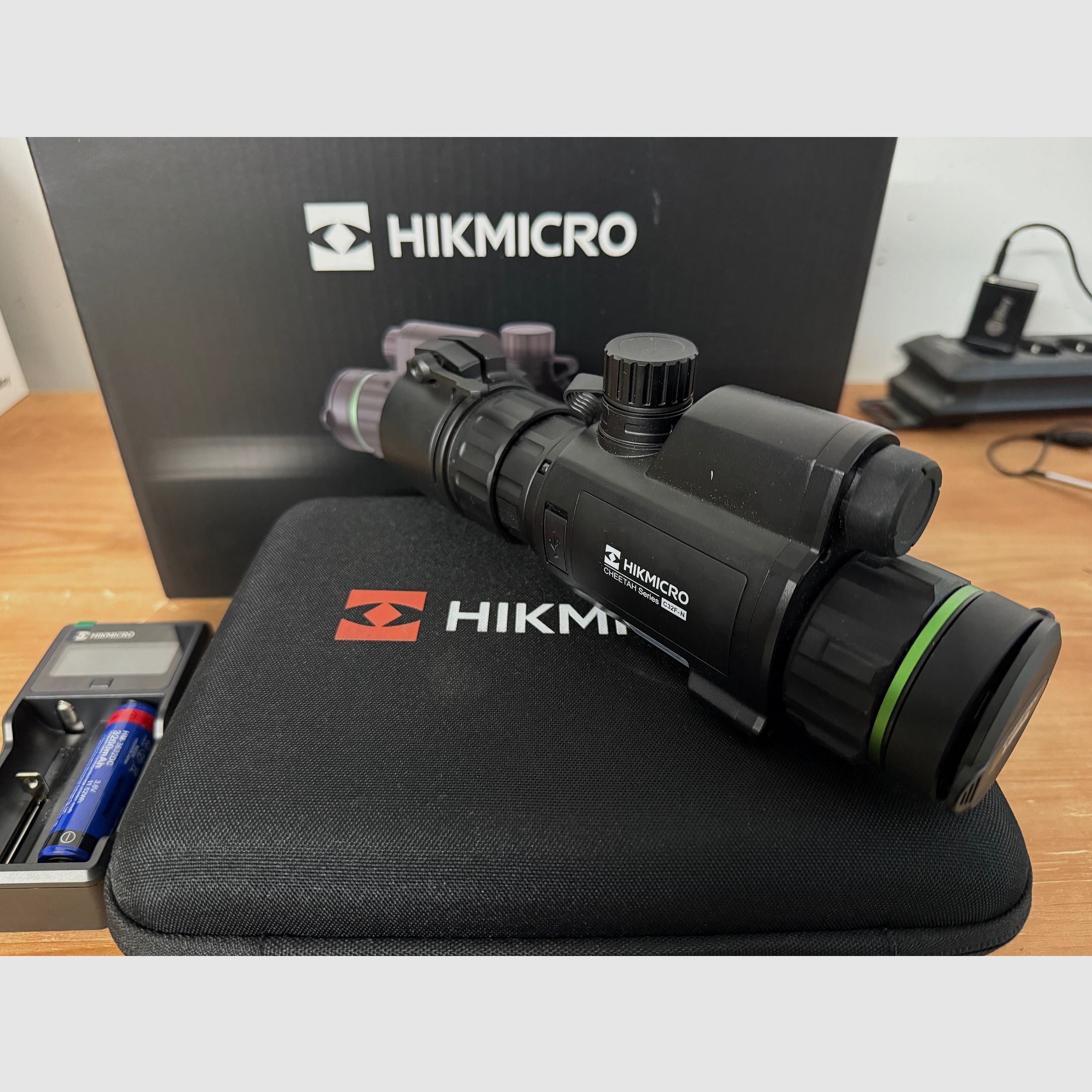 Hikmicro Cheetah C32F-N Nachtsichtgerät – Neuwertig + Rechnung vom Januar 2025