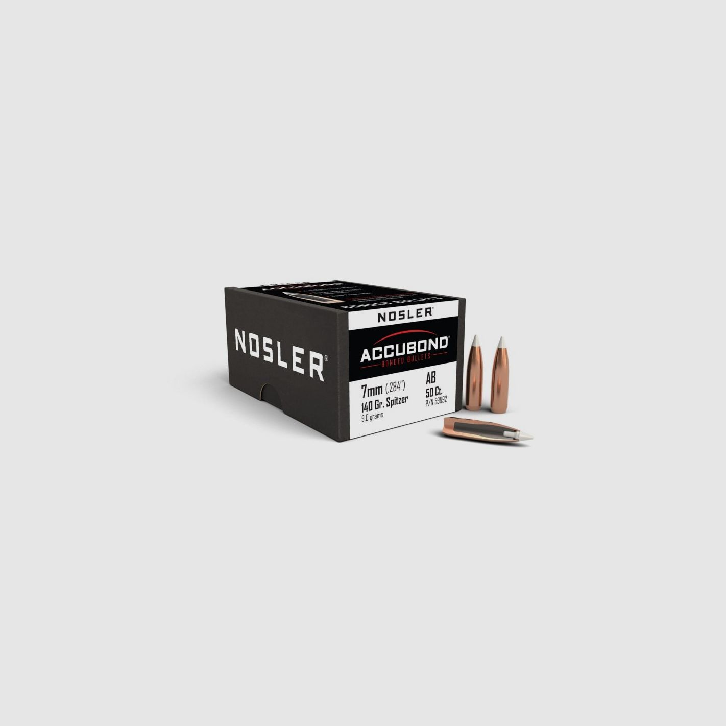 NOSLER GESCHOSSE 284" 140GR ACCUBOND SP 50ST., Bild 2 von 2