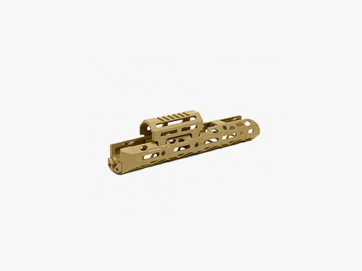 KPYK Medium AK M-LOK Handschutz mit kurzem Gasrohrcover CRC 1U020A Coyote Tan