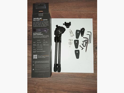 SPARTAN "JAVELIN PRO HUNT TAC" BIPOD LANG