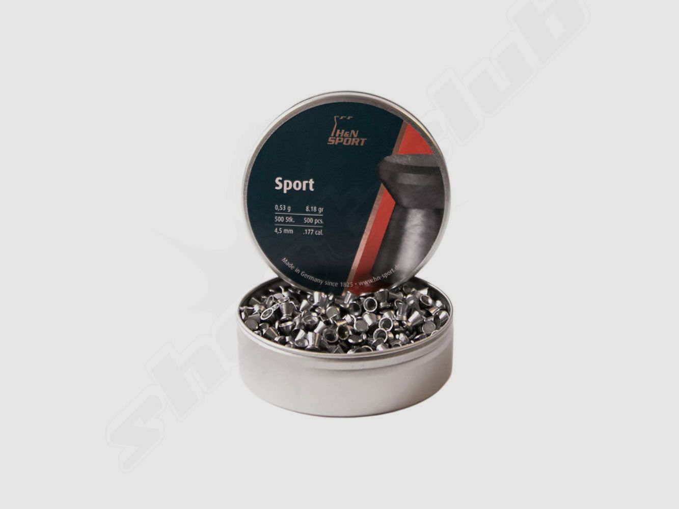 H&N Sport Flat Head Diabolo Smooth 4.5mm / 0.53 g / 500 pcs, image 1 of 2