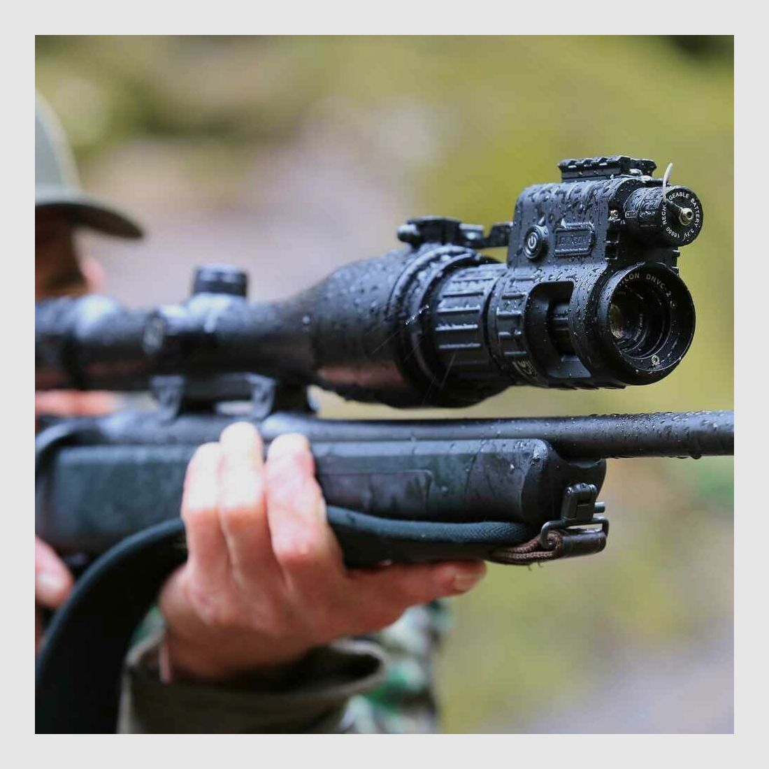 Dycon Dual-Use-Nachtsichtgerät DNVC-3 Black Mamba inkl. IR-LED Aufheller Predator 2