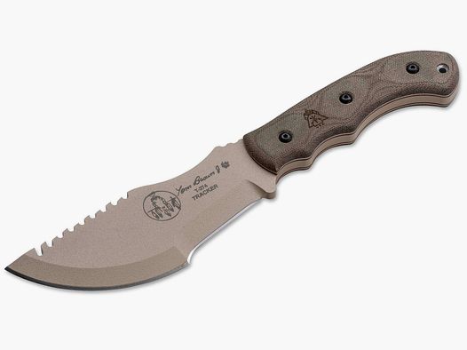 Tom Brown Tracker Tan Outdoor Messer