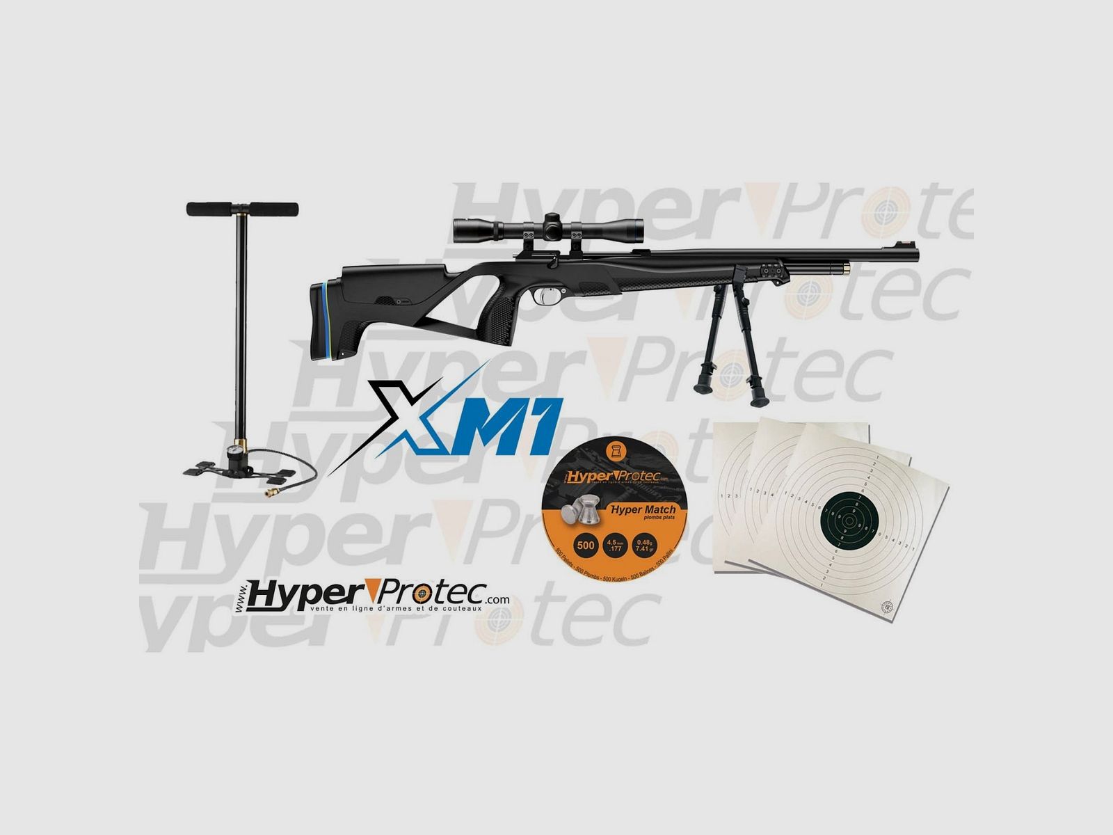 Pack Stoeger XM1 + Zielfernrohr + Zweibein + Pumpe