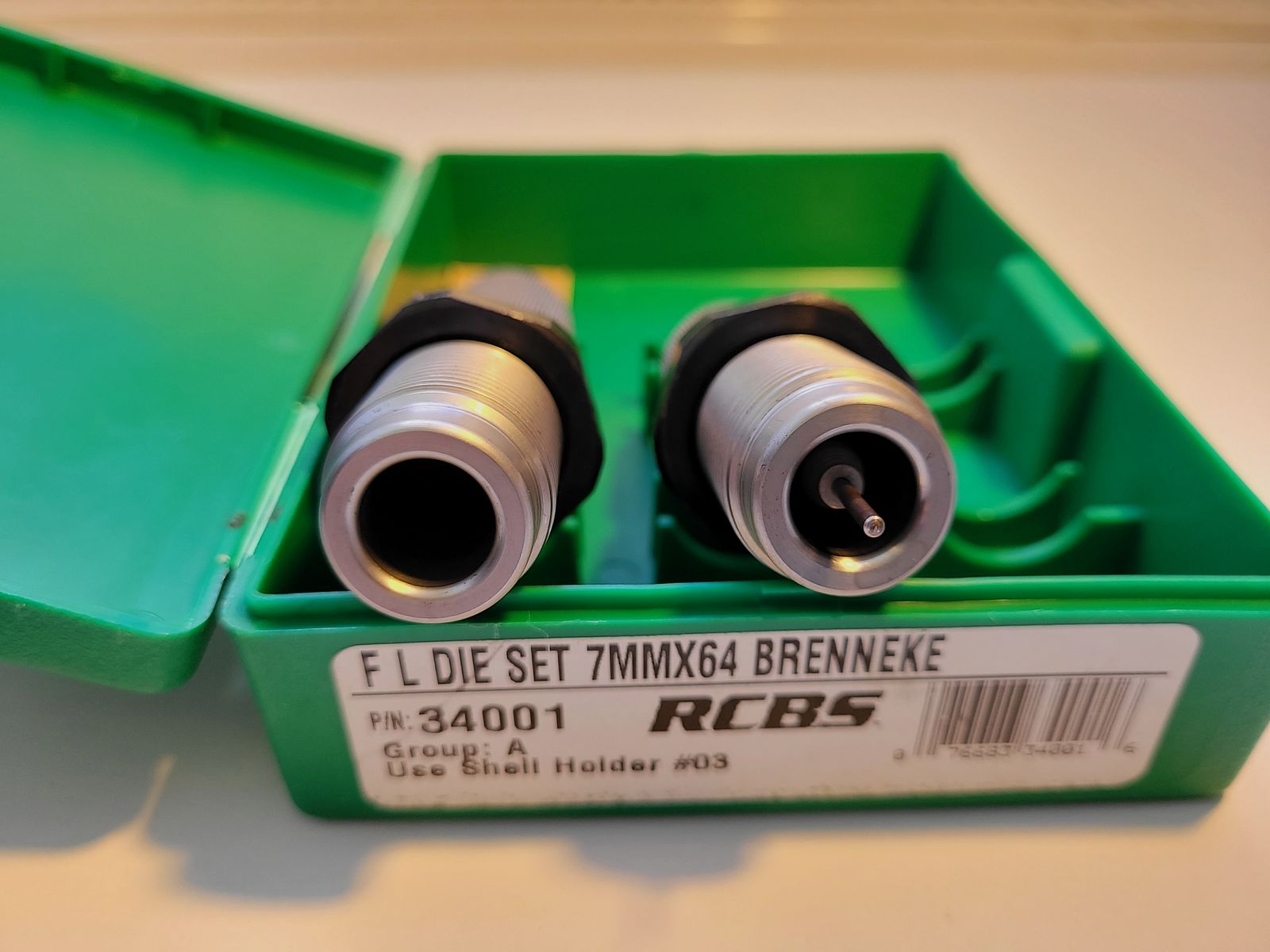7 x 64 Brenneke RCBS Matrizensatz, Art-Nr.: 34001