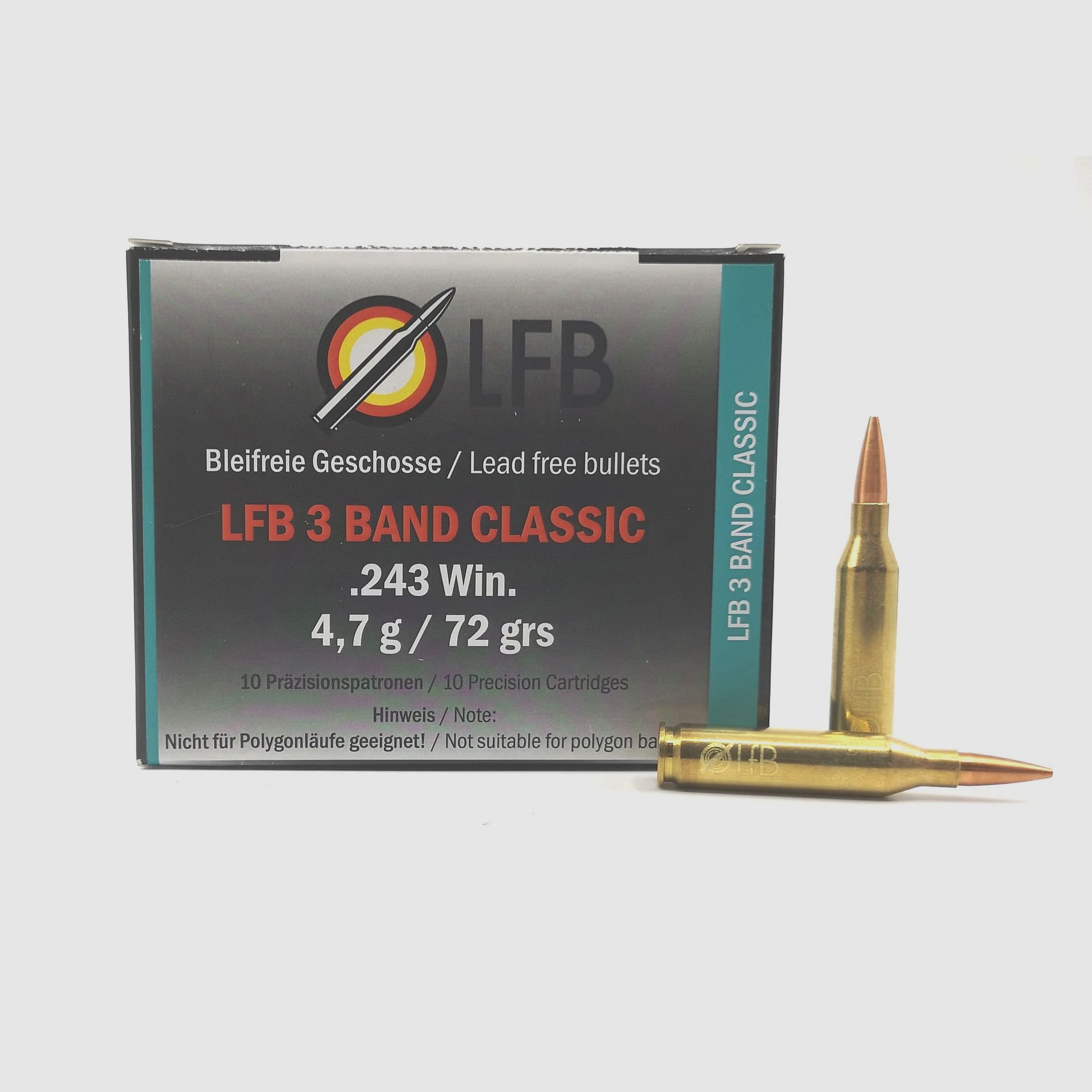 LFB 3 Band Classic .243 Win. 4.7g, immagine 1 di 2