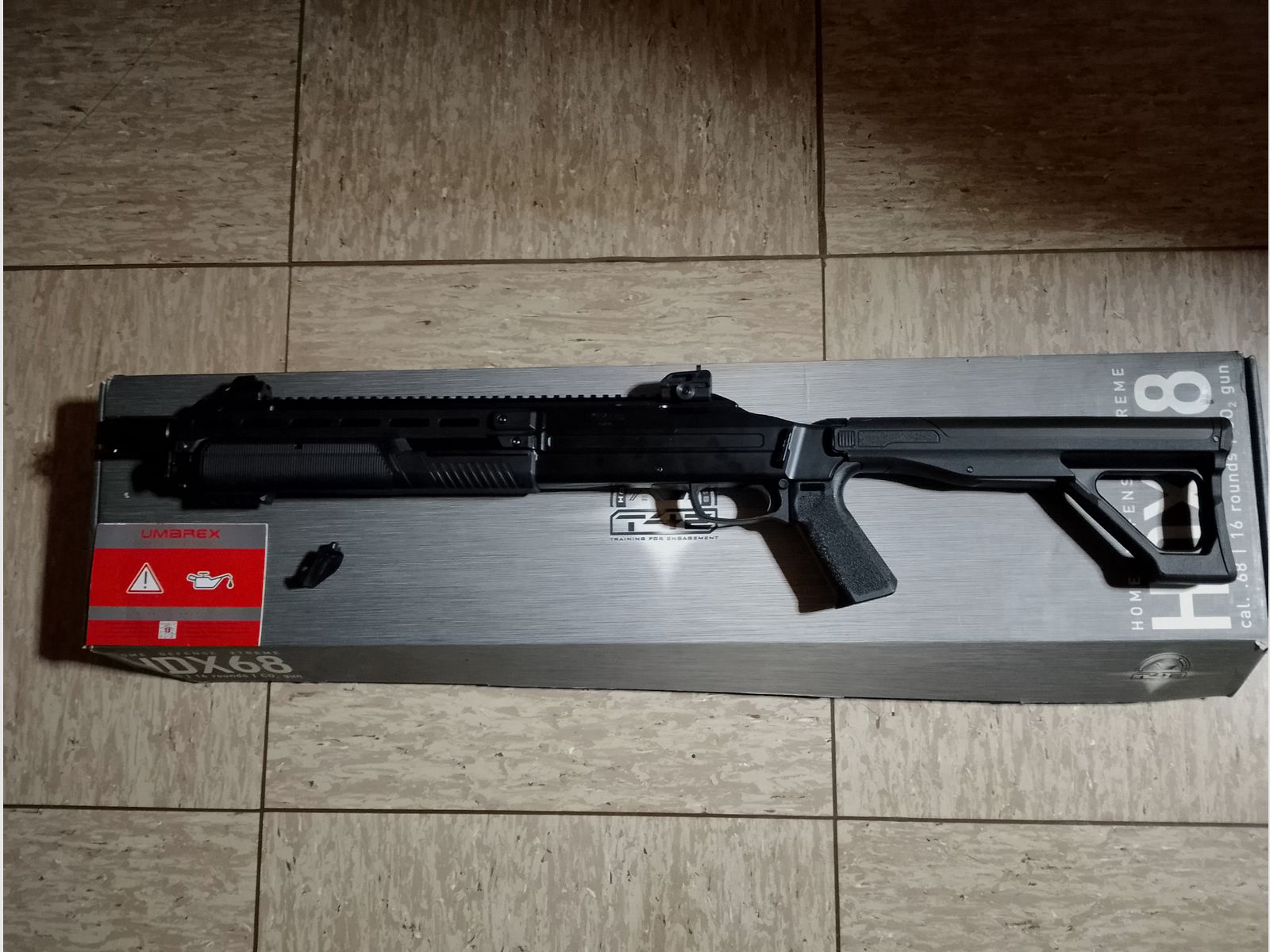  T4E Hdx68 co2 Druckluftgewehr Home Defense Gewehr neu ungeschossen cal .68 Ram  